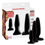 CHISA 3 Pack Anal Trainer Kit Μαύρο – Σιλικόνη