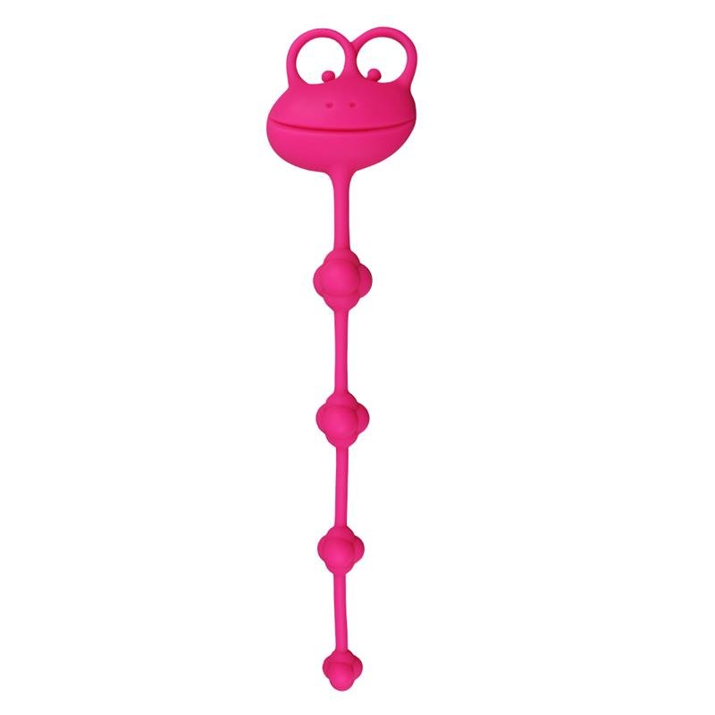 LOVETOY Anal Beads Frog Ροζ