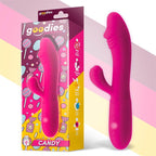 GOODIES Candy G-Spot Rabbit Δονητής USB Σιλικόνης Φούξια