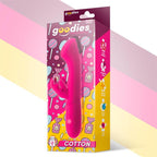 GOODIES Cotton Δονητής G-Spot &amp; Rabbit USB Σιλικόνης Φούξια