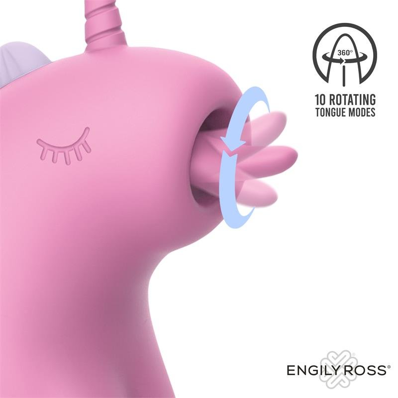 ENGILY ROSS Cupcake Διεγέρτης με Περιστρεφόμενη Γλώσσα 360º