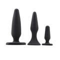 CHISA 3 Pack Anal Trainer Kit Μαύρο – Σιλικόνη