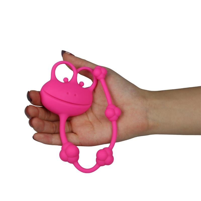 LOVETOY Anal Beads Frog Ροζ
