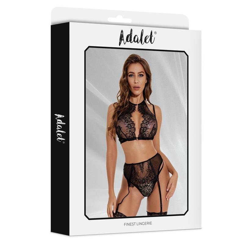 ADALET LINGERIE Evelyn Set Σουτιέν, Ανοιχτό Σλιπ & Ζαρτιέρα
