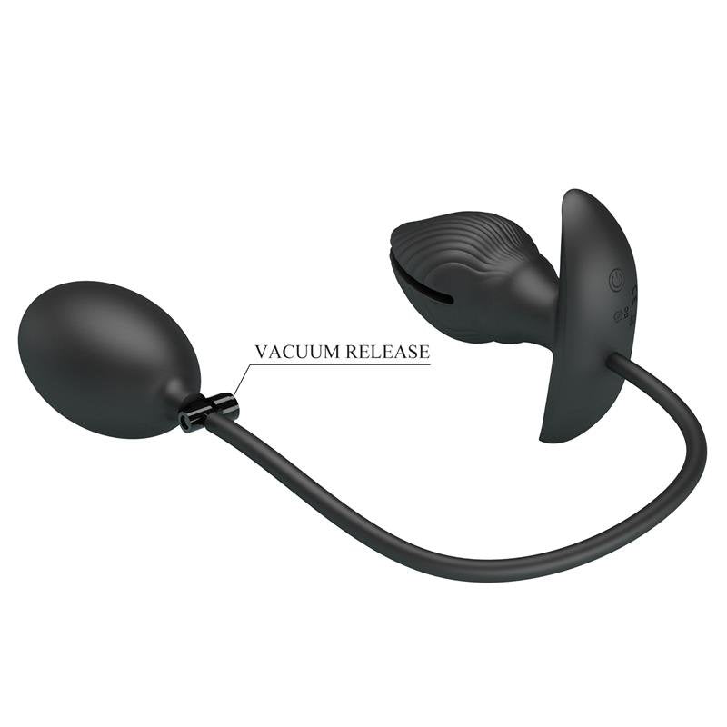 PRETTYLOVE Manson Πρωκτικό Φουσκωτό Plug με Δόνηση